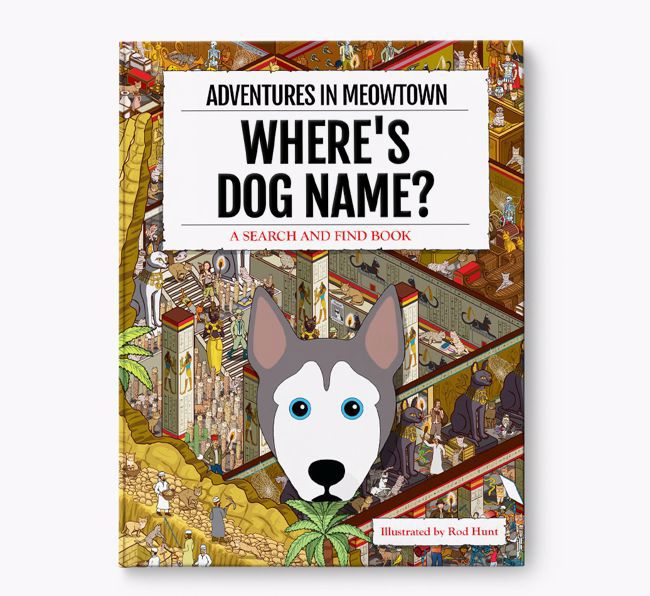 Personalised Pitsky Book: Where's Dog Name? Volume 2